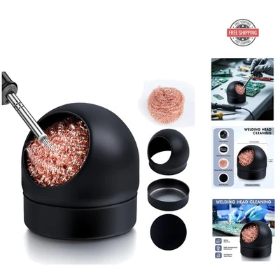 Non-Slip Brass Soldering Tip Cleaner Kit - Maintain Temperature Effortlessly - Image 1 of 4