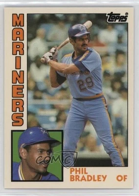 1984 Topps Traded Tiffany Phil Bradley #15-T Rookie RC - Image 1 of 2