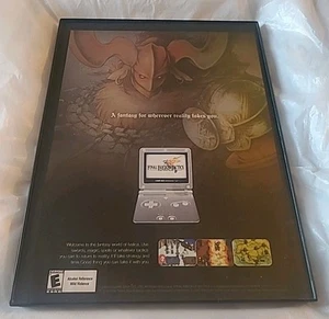 Final Fantasy Tactics Nintendo Advance Print Ad 2003 Framed 8.5X11 Promo  - Picture 1 of 1