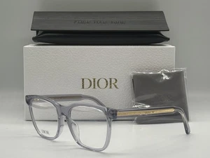 NEW CHRISTIAN DIOR SPIRITO S4I 8000 SHINY LIGHT BLUE AUTHENTIC EYEGLASSES 53-17 - Picture 1 of 5