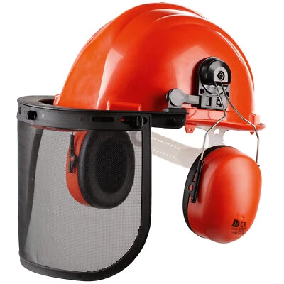 Forsthelm Forstschutzhelm Waldarbeiterhelm Helm TECTOR Schnittschutzhelm Neu