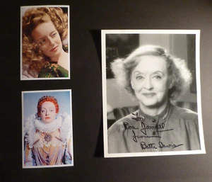 BETTE DAVIS FILM LEGEND AUTOGRAFO FIRMATO PERSONALMENTE 8x10 con certificato di autenticità - Foto 1 di 6