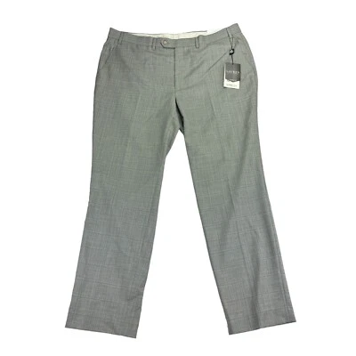 Calça xadrez Lauren Ralph Lauren masculina madeira borda ultraflex ajuste clássico cinza 42x32 - Imagem 1 de 4