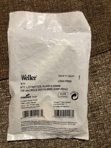 N Punta weller conica 439-4983 lotspitze micro Saldatore - Foto 1 di 2