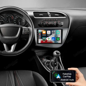 Radio de coche Android 11 para SEAT León 1P1 2005-2012 con Apple Carplay GPS navegación WiFi - Imagen 1 de 13