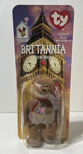 🔥NEW IN BOX🔥 McDONALDS TY BEANIE BABY BRITANNIA THE BEAR 1999 - Picture 1 of 4