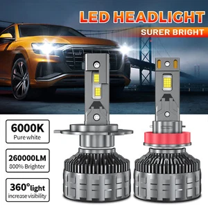 2X H11 9005 9006 H4 H7 H13 H1 LED Headlight Bulb High/Low Beam Super White 6000K - Picture 1 of 20