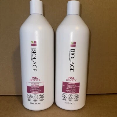 Matrix Biolage FULL DENSITY Shampoo & Conditioner Liters- SET OF 2!  33.8oz - Image 1 of 4