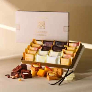 PRESS BUTTER SAND Hazel nut chocolate × 4 Vanilla × 4 Cheese × 10 Made in JAPAN - Picture 1 of 6