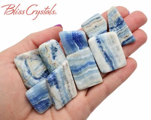 1 Blue SCHEELITE Flat Grade AAA Polished Slice Slab Healing Crystal #SC52 - Picture 1 of 1