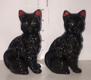 Black Cats (2) Made in Japan 5" tall - Picture 1 of 5