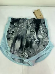 Nike Dri-FIT Tempo Running Shorts Women’s Size S Brief-Lined Printed Ocean NWT - Picture 1 of 5