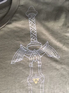 Zelda Large Langarm T-Shirt Schwert Nintendo Limited Edition RAR Herren Tee - Bild 1 von 7