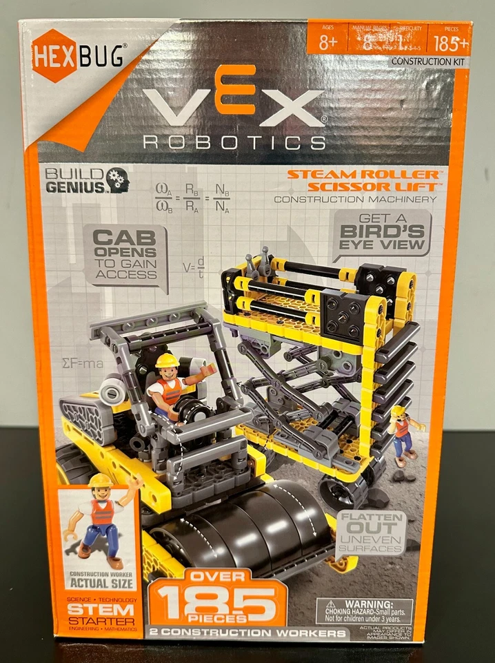 Hexbug Vex Robotics Construction - Skid Steer - Over 180 Pieces-