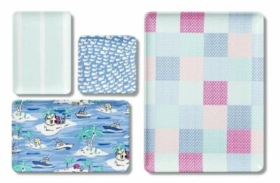 NWT Authentic VINEYARD VINES For Target Melamine Tray Set of 4 ~ BPA-Free - Image 1 of 4