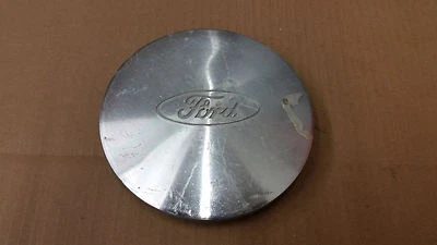 Tapacubos central de metal cepillado Ford OEM 1995-1998 Taurus Windstar F58A-1A096-KB Foto 1 de 2