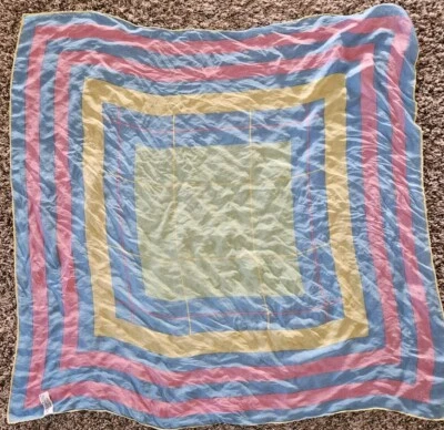 Vintage Kenzo Geometric Silk Scarf - Image 1 of 4