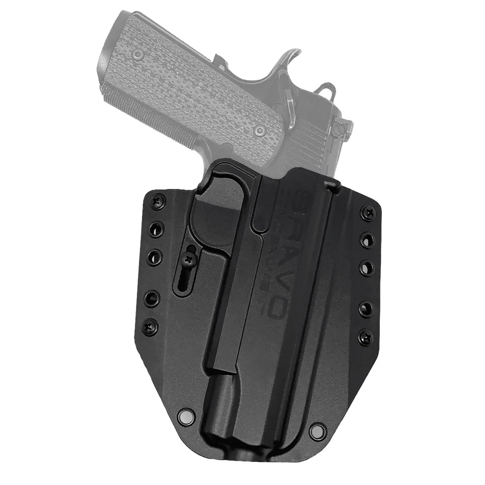 Bravo BCA OWB Holster Fits 1911 4.25"-5" Rail/No Rail Full Size Right BC10-1022