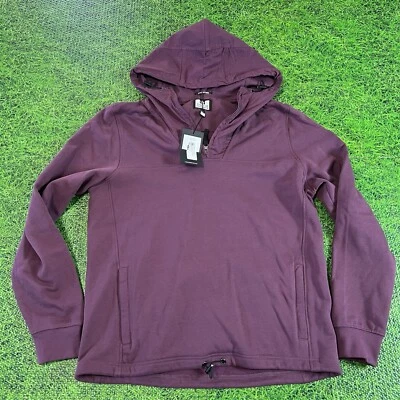 Weekend Offender Hamilton Hoodie Sweatshirt Deep Plum Purple Sz Medium 22x27 NWT - Image 1 of 4