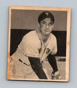 1948 Bowman #42 Ray Poat Rookie LOW GRADE (pinhole) Baseball Card (B2) - Picture 1 of 2