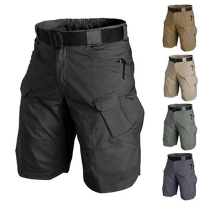Summer Men Cargo Shorts Tactical Short Pants Waterproof Quick Dry Multi-pocket - Picture 1 of 29