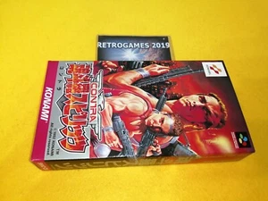 TARJETA REG CONTRA SPIRITS NINTENDO SUPER FAMICOM SFC. - Imagen 1 de 4