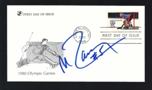 Mike Ramsey signed Cover 1980 US Olympia Hockey "Miricle on Ice" Gold Medal - Bild 1 von 1