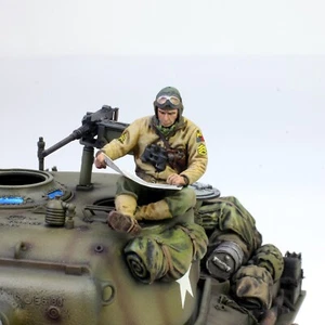 PreSale US Tank Crew European Theater WW2 1:35 Pro Built Model #4 - Picture 1 of 6