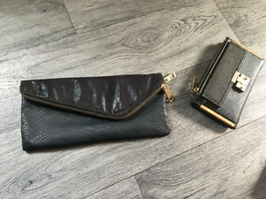 river island clutch bag with opening pocket & purse - Picture 1 of 8