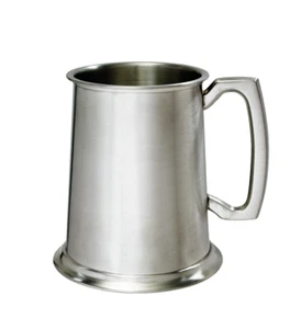 Standard Satin One Pint Pewter Tankard - A299SAT - Foto 1 di 1