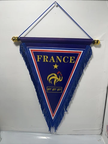 France Pennant Soccer Double Side FFF NEW unbranded 13” Cover