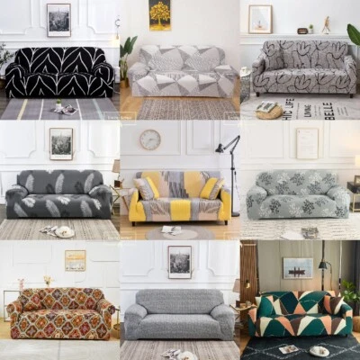 Sofa Cover Stretch Slipcover Protector Lounge Spandex Couch Removable Elastic - Image 1 of 4
