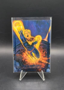 Captain Marvel 2024 Marvel Masterpieces Presents Nahuel Grego Blue Wave /49 #87 - Picture 1 of 2