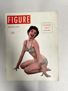 Vintage Winter 1955 Figur Modell Magazin Pinup Risque Girlie (A13) - Bild 1 von 7