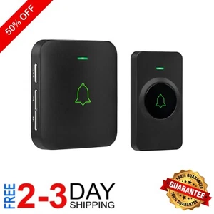 1000 Feet Long Range Wireless Doorbell with 5 Volume Levels & Memory Function - Picture 1 of 10
