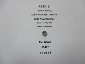 Abu Garcia Part 6500 C3 CT 09 01 13472 ABEC 5 Ceramic Bearing 4 x 10 x 4 #11 - Picture 1 of 1
