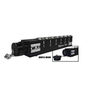 CBI Drop 6 Channel Pro Drop Snake 50ft XLR Slim Box w/Disconnects - Picture 1 of 1