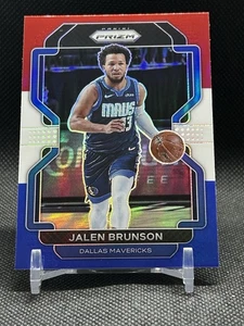 2021-22 Panini Prizm #144 Jalen Brunson Red White and Blue 🔥🏀🔥 - Picture 1 of 2