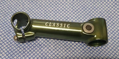 Retro Classic MTB A-Head 130mm Handlebar Stem 1 1/8 Steerer 25.4 Bars - Image 1 of 4