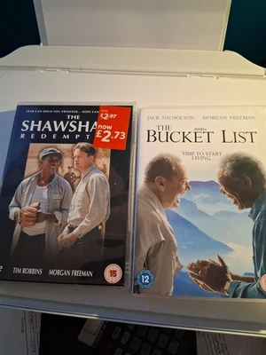 Morgan Freeman DVD's x 2 The Shawshank Redemption (DVD, 2003) & The Bucket List - Image 1 of 3