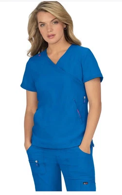 Blusa Médica Koi Lite Kathy Peterson Mujer Techo Azul M Foto 1 de 4