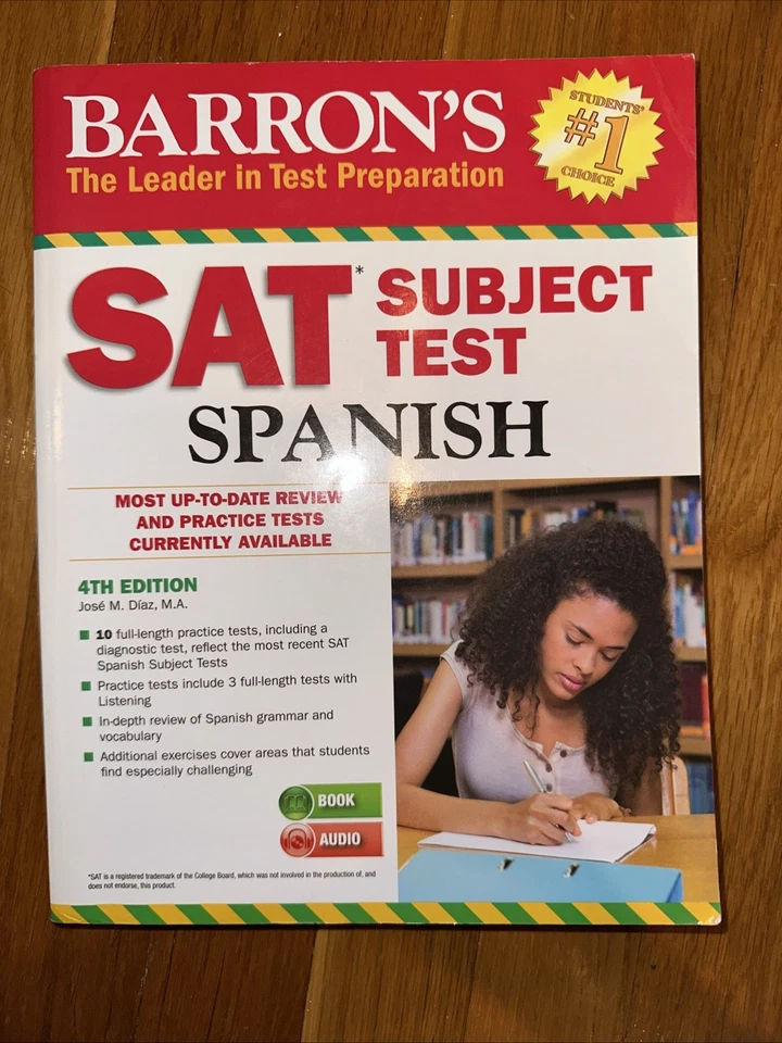 SAT Subject Test Spanish 4th Edition Good Condition - Image 1 of 1