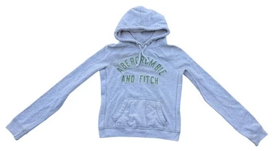 Abercrombie & Fitch Long Sleeve Hoodie Sweatshirt Women's Size S ACT. A MED)Y2K - Image 1 of 4