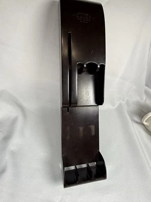 VTG Cutco Brown Bakelite 3-slot Knife Carving Wall Rack Drawer Tray Retro - Image 1 of 4