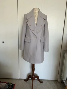 New Club Monaco Women Sogand Lavender Purple Wool Winter Coat SZ Med - Picture 1 of 8