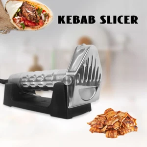 Commercial Electric Döner Kebab Meat Slicer Cutter 80mm*2*Blades Kebab 80W - Picture 1 of 12