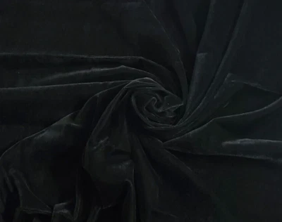 Tela Terciopelo Triple Felpa 3' NEGRO 45" Ancho Acetato/Nylon ARTESANÍA DISFRACES DECORACIÓN Foto 1 de 4