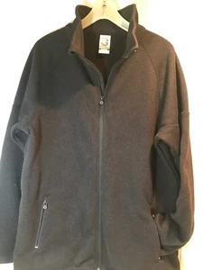Men's Burton Dryride Full Zip Black Ski Snowboard Jacket Fleece XL Coat Hike - Picture 1 of 12