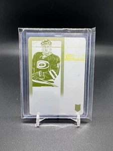 2013-14 Panini Contenders Printing Plates Yellow #231 Elias Lindholm 1/1 - Picture 1 of 2