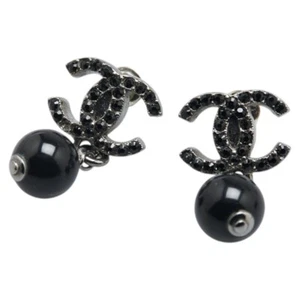 CHANEL COCO Mark Pierce con Strass Donna 【Usato】 - Foto 1 di 7